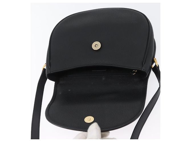 Borsa a Spalla in Pelle Gucci Oro Nero 007 14 0074 Auth 172286 D'oro - vista 10