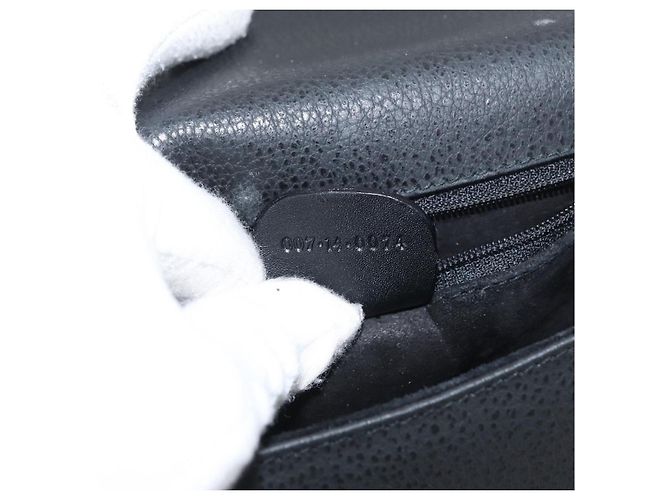 Borsa a Spalla in Pelle Gucci Oro Nero 007 14 0074 Auth 172286 D'oro - vista 12