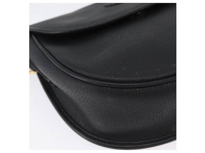 Borsa a Spalla in Pelle Gucci Oro Nero 007 14 0074 Auth 172286 D'oro - vista 9
