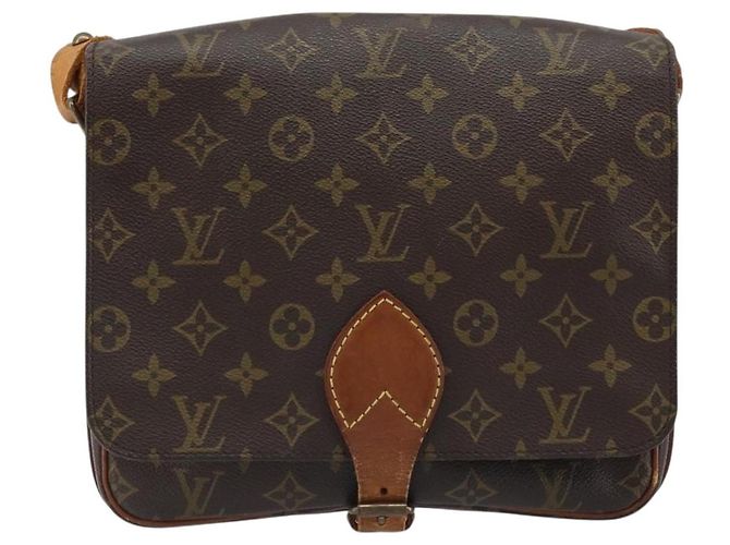 LOUIS VUITTON Borsa a Spalla Monogram Cartouchiere GM M51252 LV Auth ka2586 Monogramma - vista 13