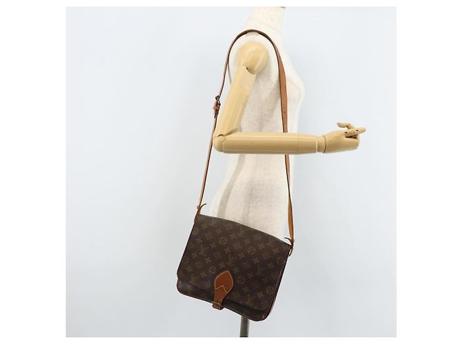 LOUIS VUITTON Borsa a Spalla Monogram Cartouchiere GM M51252 LV Auth ka2586 Monogramma - vista 23