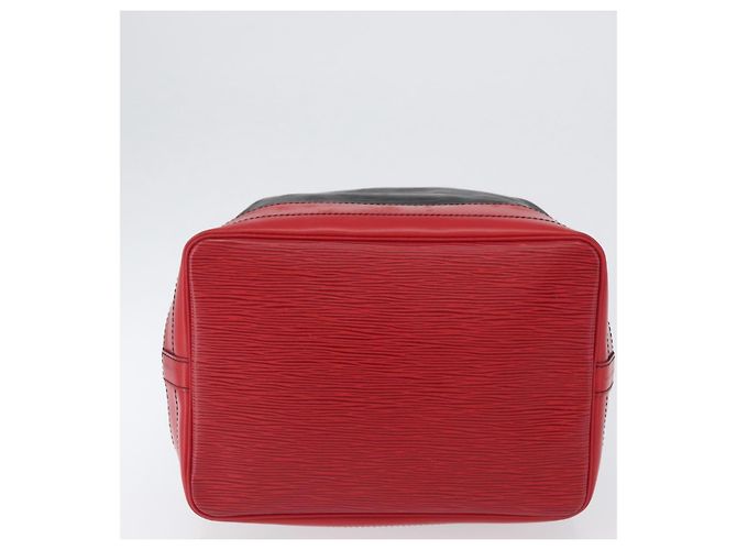 LOUIS VUITTON Epi Noe Schultertasche Bicolor Schwarz Rot M44017 LV Auth 173211 - Ansicht 5