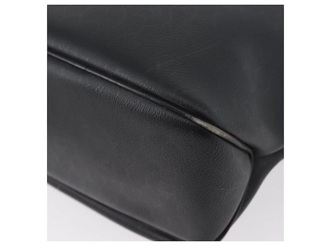 Borsa a spalla in tela a nido d'ape PVC nera e dorata Christian Dior Auth 173515 Nero D'oro - vista 15