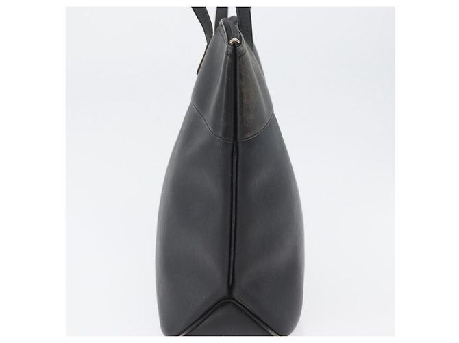 Borsa a spalla in tela a nido d'ape PVC nera e dorata Christian Dior Auth 173515 Nero D'oro - vista 3