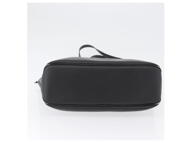 Borsa a spalla in tela a nido d'ape PVC nera e dorata Christian Dior Auth 173515 Nero D'oro - vista 6