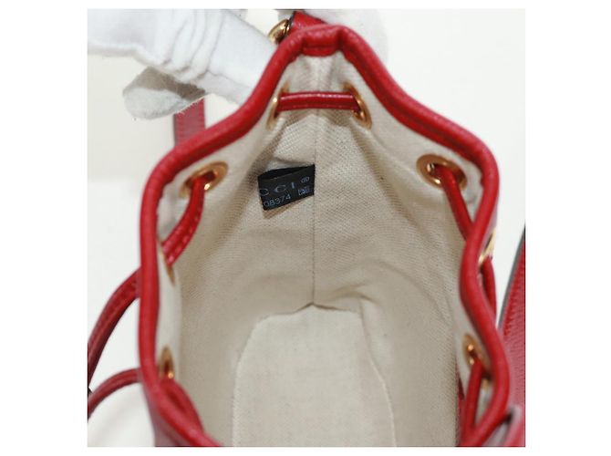 GUCCI GUCCI �~ Borsa Micro GG Supreme Doraemon PVC Beige Oro 647801 Auth 173166SAM D'oro - vista 19