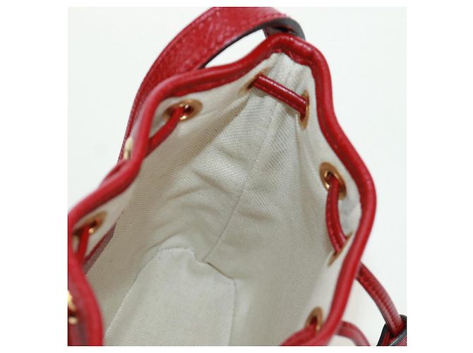 GUCCI GUCCI �~ Borsa Micro GG Supreme Doraemon PVC Beige Oro 647801 Auth 173166SAM D'oro - vista 20