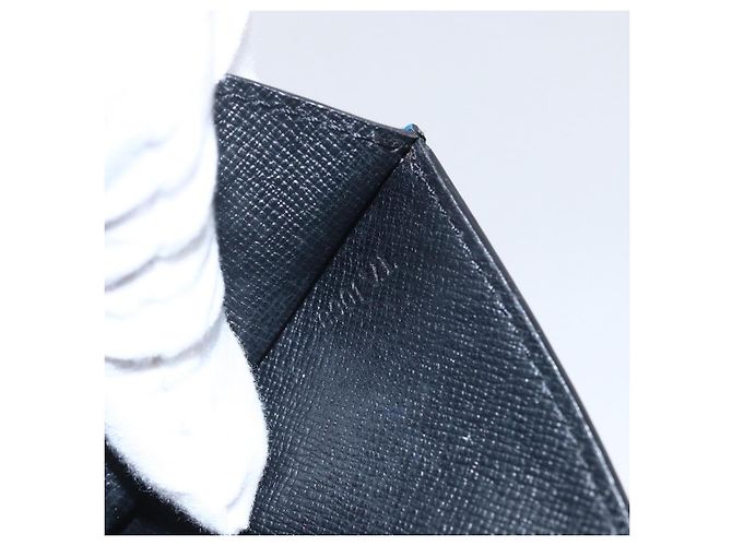 LOUIS VUITTON Clutch Epi Montaigne 27 Blu M52655 LV Auth ep13321 - vista 12