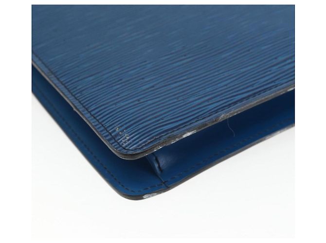 LOUIS VUITTON Clutch Epi Montaigne 27 Blu M52655 LV Auth ep13321 - vista 16