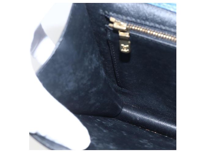 LOUIS VUITTON Clutch Epi Montaigne 27 Blu M52655 LV Auth ep13321 - vista 20