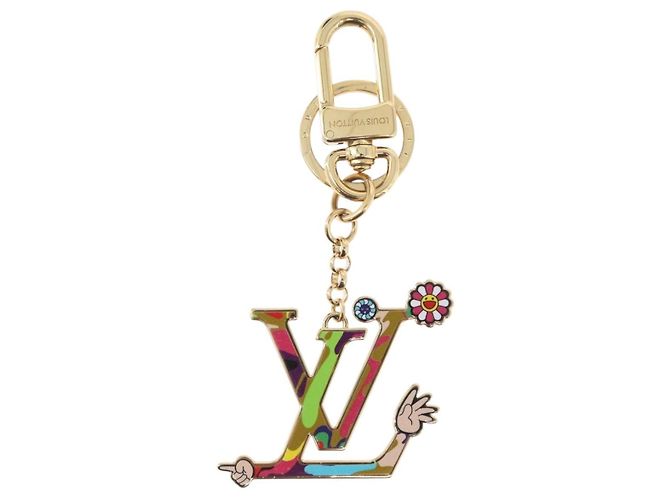 LOUIS VUITTON LV Charm Superflat Icônico metal Tom Ouro M02468 LV Auth 168053SAM - vista 13
