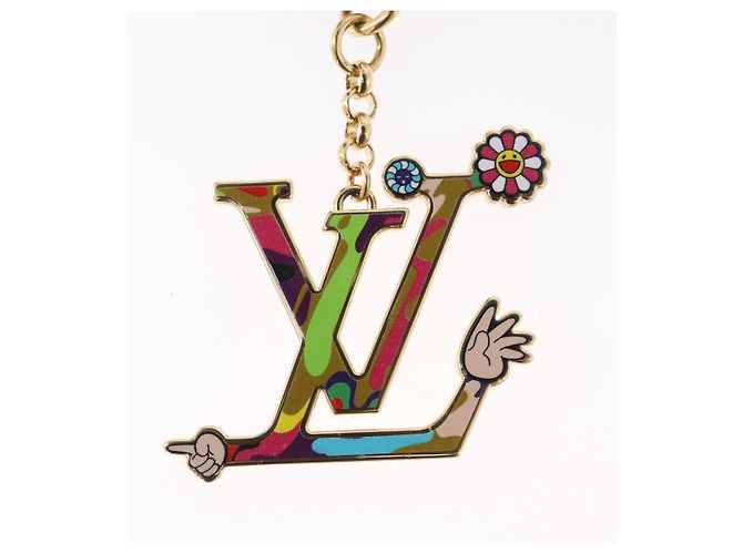 LOUIS VUITTON LV Charm Superflat Icônico metal Tom Ouro M02468 LV Auth 168053SAM - vista 2