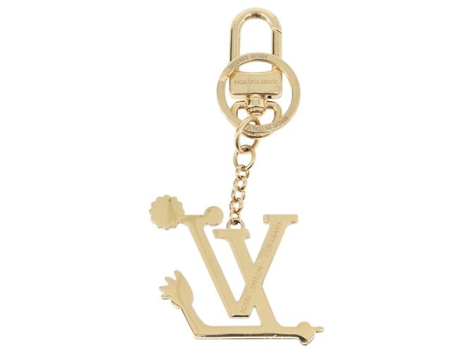 LOUIS VUITTON LV Charm Superflat Icônico metal Tom Ouro M02468 LV Auth 168053SAM - vista 6