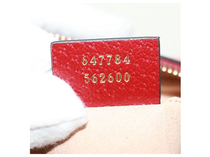 Borsa a Spalla GUCCI Micro GG Supreme Doraemon PVC Beige Oro 647784 Auth 161334SM D'oro - vista 11