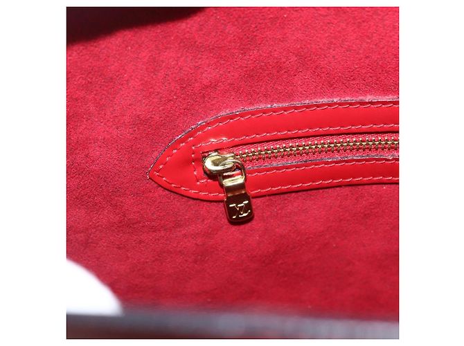 LOUIS VUITTON Borsa a Spalla Epi Lussac Rossa M52287 LV Auth 173207 Rosso - vista 20