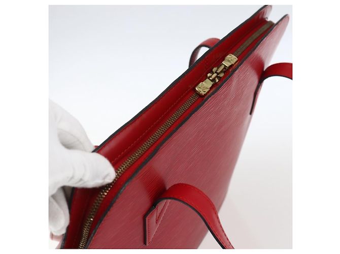 LOUIS VUITTON Borsa a Spalla Epi Lussac Rossa M52287 LV Auth 173207 Rosso - vista 6