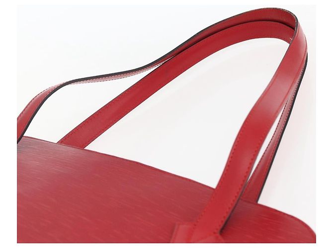 LOUIS VUITTON Borsa a Spalla Epi Lussac Rossa M52287 LV Auth 173207 Rosso - vista 8