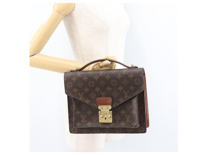 LOUIS VUITTON Borsa a Mano Monceau 28 Monogram M51185 LV Auth ep13515 Monogramma - vista 25