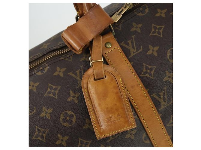 LOUIS VUITTON Borsa Boston Monogram Keepall 50 M41426 LV Auth 170744 Monogramma - vista 19