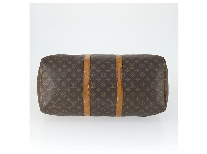 LOUIS VUITTON Borsa Boston Monogram Keepall 50 M41426 LV Auth 170744 Monogramma - vista 5