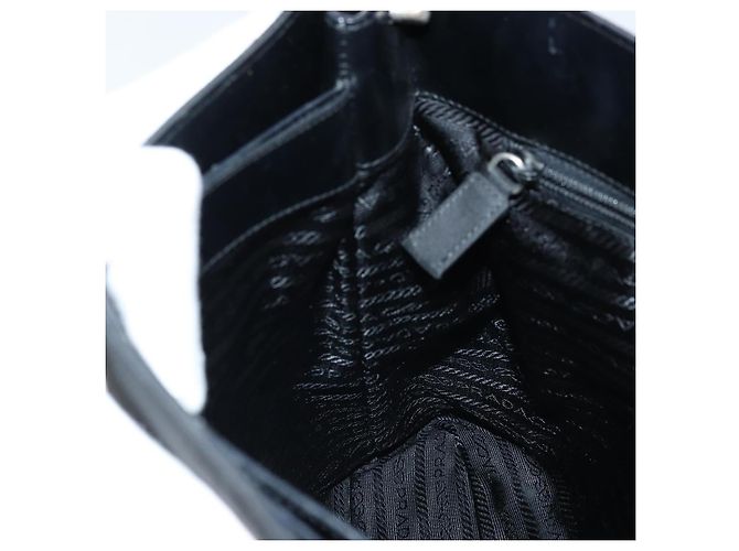 Borsa a Spalla PRADA Nylon Nero Argento Autentica ep13436 - vista 19