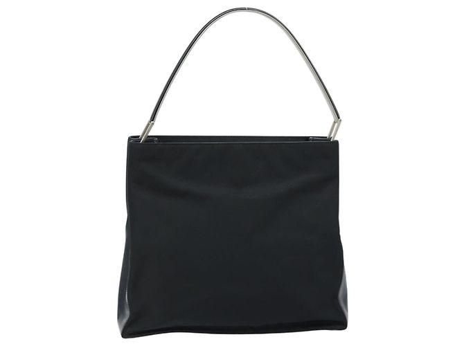 Borsa a Spalla PRADA Nylon Nero Argento Autentica ep13436 - vista 2