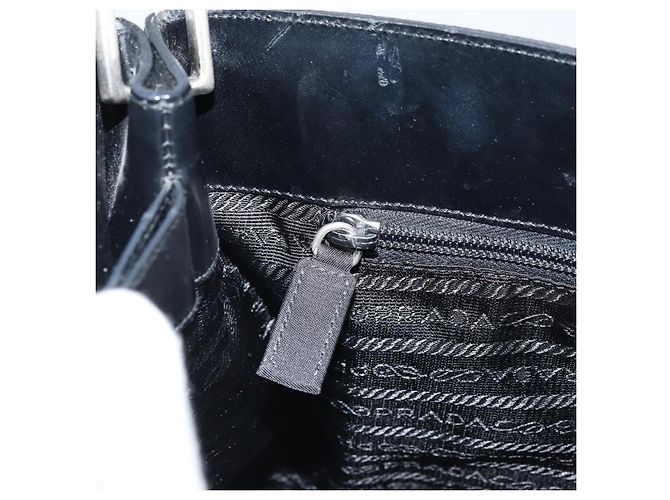 Borsa a Spalla PRADA Nylon Nero Argento Autentica ep13436 - vista 20