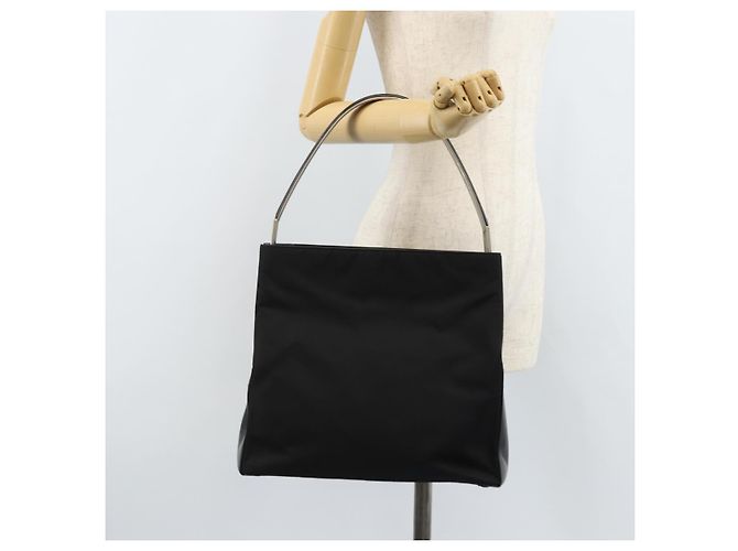 Borsa a Spalla PRADA Nylon Nero Argento Autentica ep13436 - vista 24