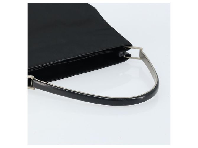 Borsa a Spalla PRADA Nylon Nero Argento Autentica ep13436 - vista 7