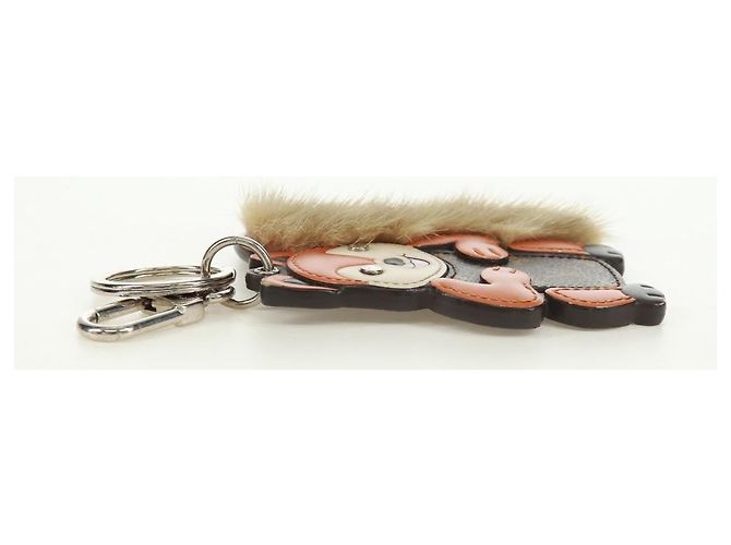 LOUIS VUITTON Monogram Schlüsselanhänger Eichhörnchen Charm Braun M00345 LV Auth 161327M Monogramm - Ansicht 9