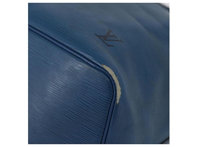 Noe LOUIS VUITTON Borsa a Spalla Petit Noé Epi Blu M44105 LV Auth 168162 - vista 14