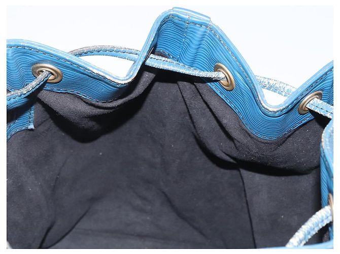 Noe LOUIS VUITTON Borsa a Spalla Petit Noé Epi Blu M44105 LV Auth 168162 - vista 19