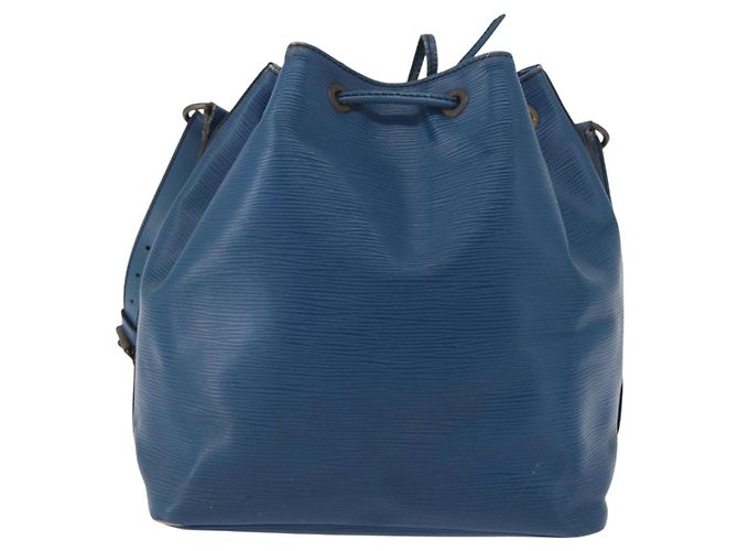 Noe LOUIS VUITTON Borsa a Spalla Petit Noé Epi Blu M44105 LV Auth 168162 - vista 2