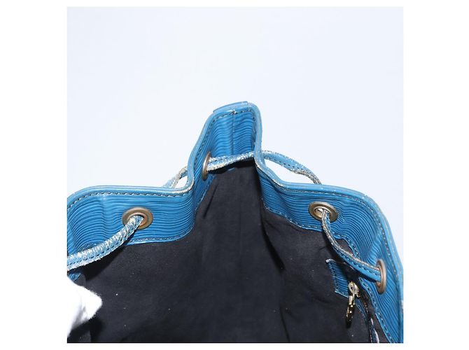 Noe LOUIS VUITTON Borsa a Spalla Petit Noé Epi Blu M44105 LV Auth 168162 - vista 20