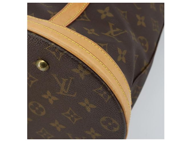 LOUIS VUITTON Borsa a Spalla Monogram Bucket GM M42236 LV Auth ka2440 Monogramma - vista 14