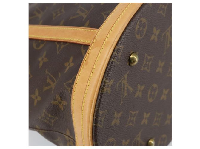 LOUIS VUITTON Borsa a Spalla Monogram Bucket GM M42236 LV Auth ka2440 Monogramma - vista 17
