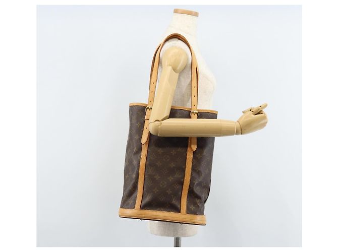 LOUIS VUITTON Borsa a Spalla Monogram Bucket GM M42236 LV Auth ka2440 Monogramma - vista 23