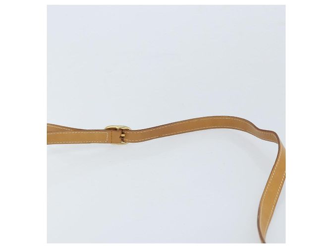 Bolsa de Ombro GUCCI Micro GG Supreme Web Sherry Line PVC Bege Ouro Auth BA10628 Dourado - vista 8