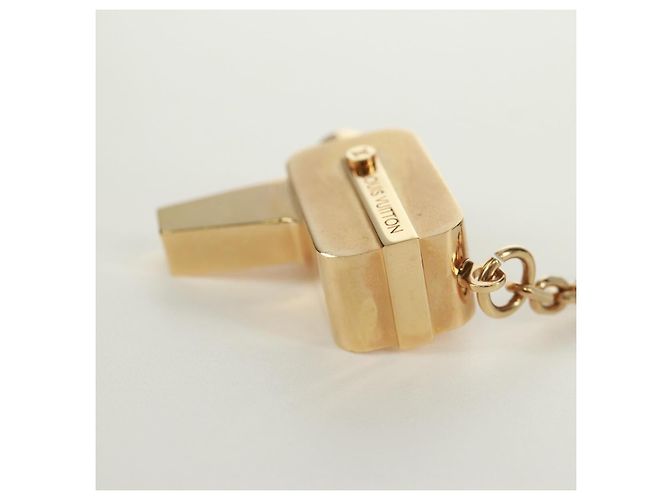 LOUIS VUITTON Portachiavi Cannes Supporto per Chiavi metallo Oro M65383 LV Auth 171129M - vista 12