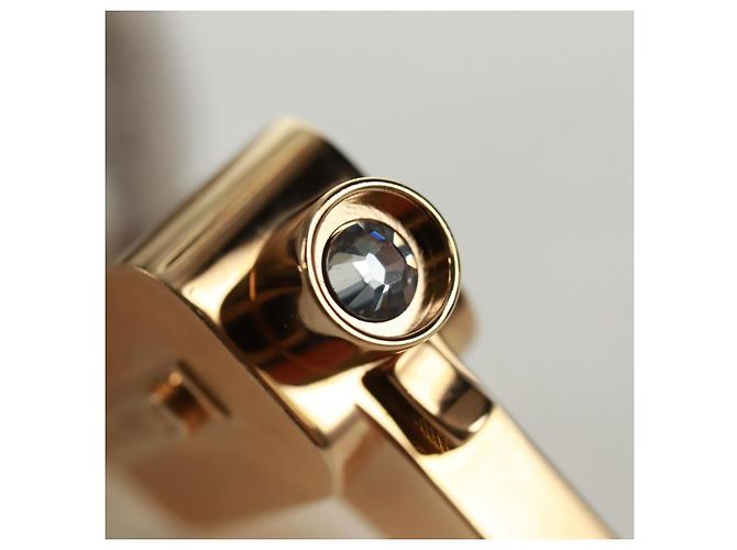 LOUIS VUITTON Portachiavi Cannes Supporto per Chiavi metallo Oro M65383 LV Auth 171129M - vista 14