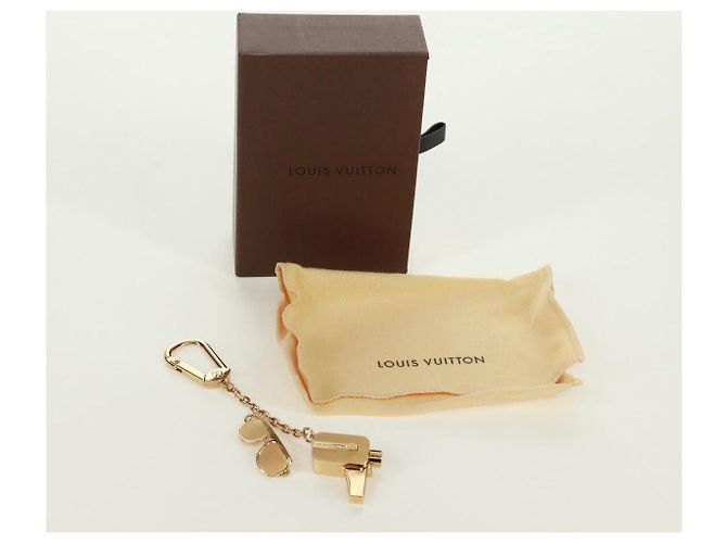 LOUIS VUITTON Portachiavi Cannes Supporto per Chiavi metallo Oro M65383 LV Auth 171129M - vista 15