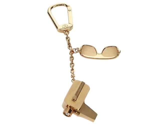 LOUIS VUITTON Portachiavi Cannes Supporto per Chiavi metallo Oro M65383 LV Auth 171129M - vista 6