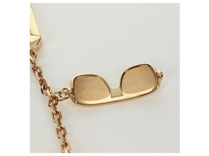 LOUIS VUITTON Portachiavi Cannes Supporto per Chiavi metallo Oro M65383 LV Auth 171129M - vista 8