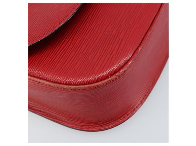 LOUIS VUITTON Borsa a Spalla Epi Saint Cloud GM Rossa M52197 LV Auth 173158 Rosso - vista 14