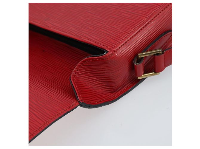 LOUIS VUITTON Borsa a Spalla Epi Saint Cloud GM Rossa M52197 LV Auth 173158 Rosso - vista 19