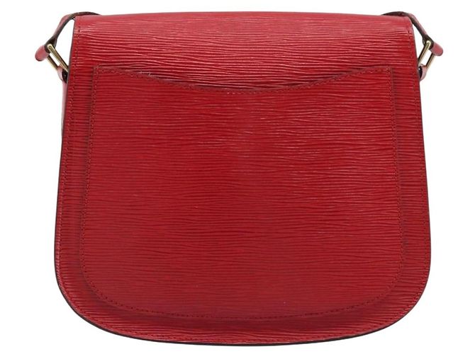 LOUIS VUITTON Borsa a Spalla Epi Saint Cloud GM Rossa M52197 LV Auth 173158 Rosso - vista 2