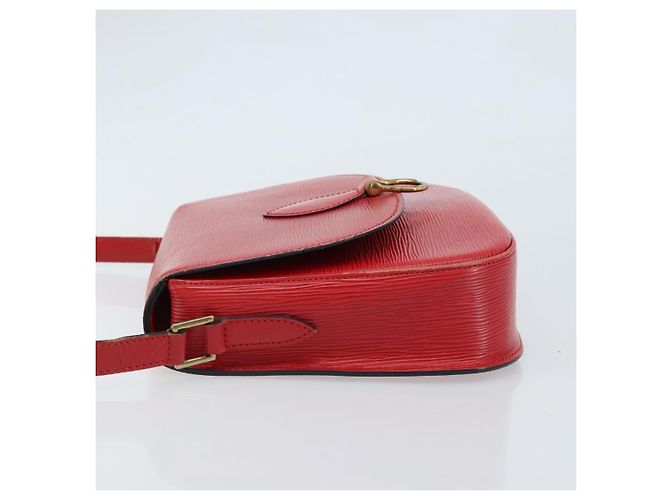 LOUIS VUITTON Borsa a Spalla Epi Saint Cloud GM Rossa M52197 LV Auth 173158 Rosso - vista 4