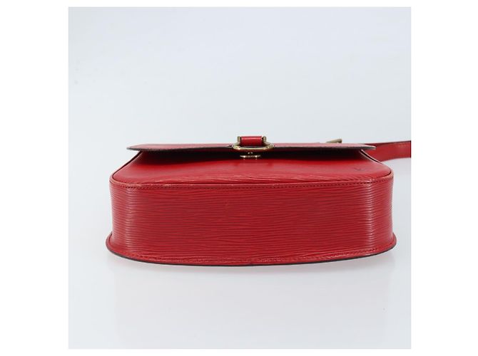 LOUIS VUITTON Borsa a Spalla Epi Saint Cloud GM Rossa M52197 LV Auth 173158 Rosso - vista 5