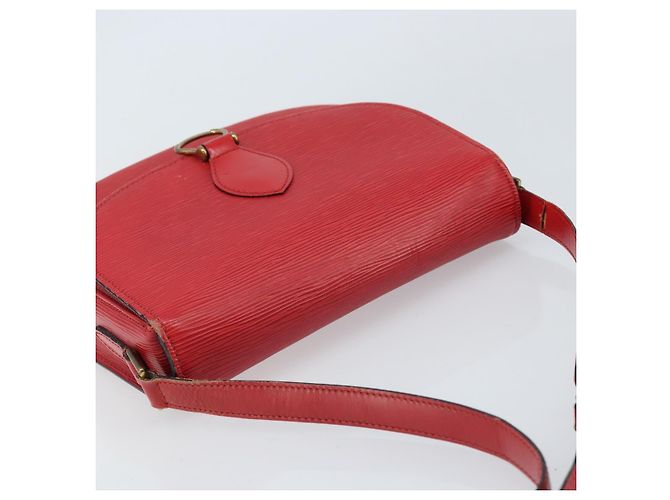 LOUIS VUITTON Borsa a Spalla Epi Saint Cloud GM Rossa M52197 LV Auth 173158 Rosso - vista 6