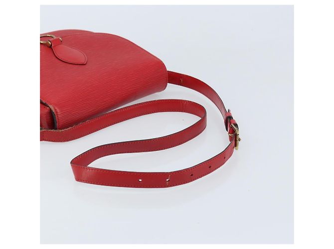 LOUIS VUITTON Borsa a Spalla Epi Saint Cloud GM Rossa M52197 LV Auth 173158 Rosso - vista 7